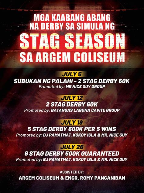 SUBUKAN NG PALAHI 6 STAG DERBY .